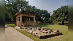 fragments-of-stone-pillars-from-the-eighty-pillared-hall-kept-for-display-at-kumhrar-park