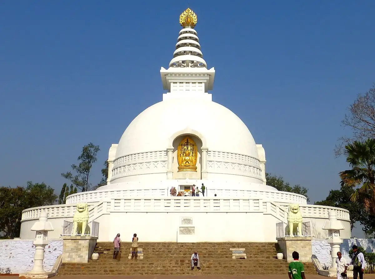 Vishwa Shanti Stupa in Rajgir - Symbol of Global Peace