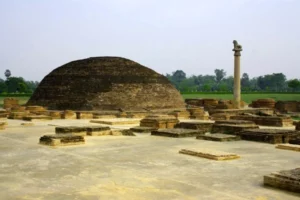 Ashoka Stupa Nalanda- Exterior View, Ancient Buddhist Monument