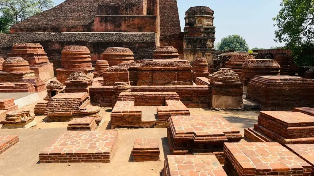Ruins of Nalanda University - hub of Ancient Knowledge
