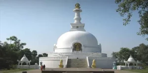 Serene Stupa in Nalanda - Vishwa Shanti's Spiritual Ambiance