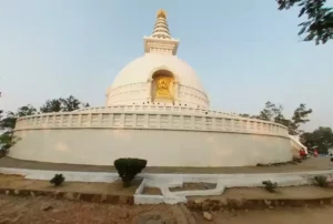 Nalanda's Buddhist Heritage - Vishwa Shanti Stupa Reflection