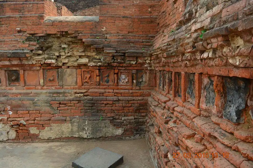 Monastic Complex at ruins of Vikramshila University- Buddhist Legacy